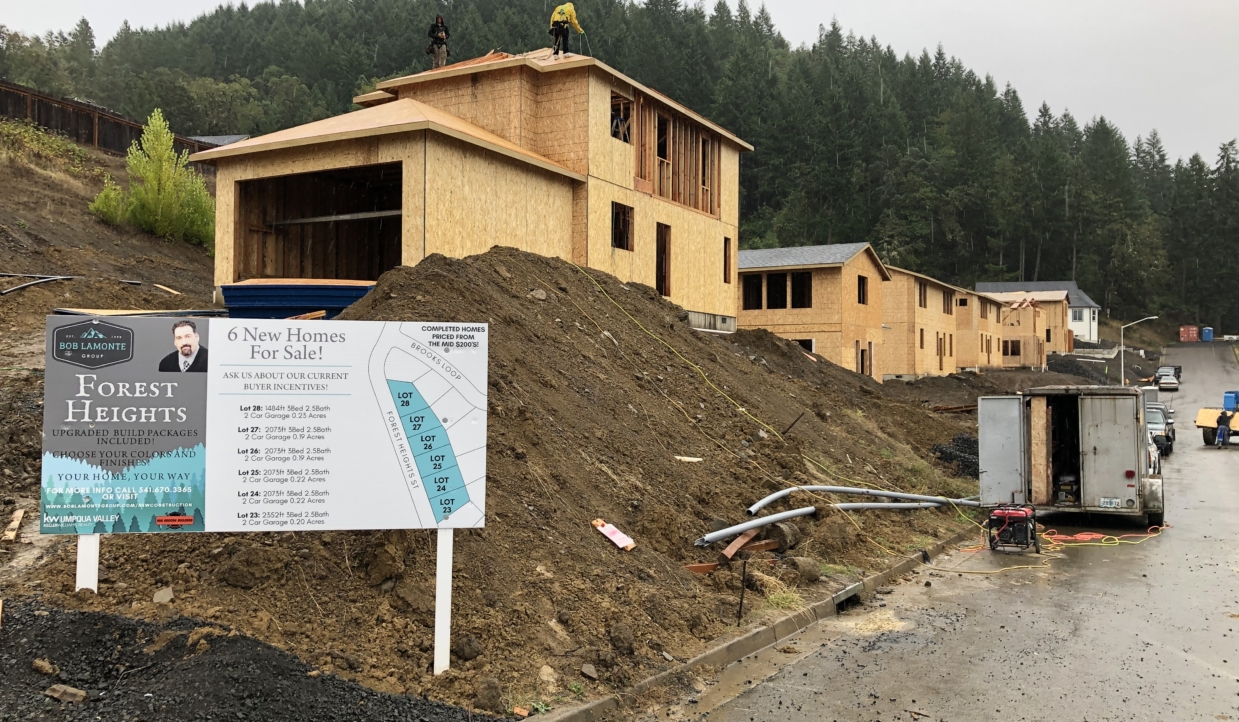 Sutherlin Subdivision Construction Loans